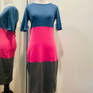 NWT Lularoe Julia size XS color block